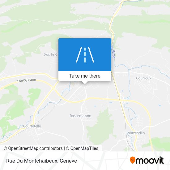 Rue Du Montchaibeux map
