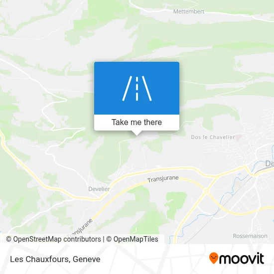 Les Chauxfours map