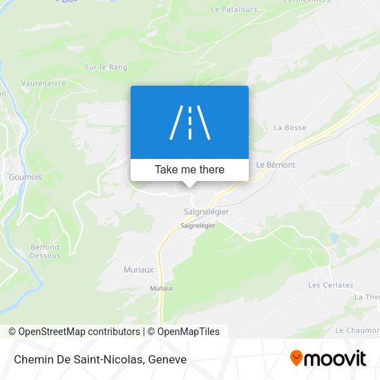Chemin De Saint-Nicolas map