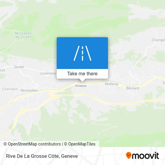 Rive De La Grosse Côte map