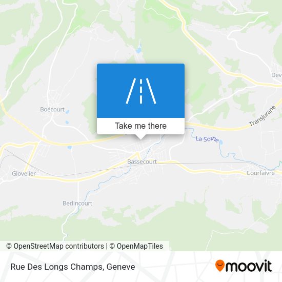 Rue Des Longs Champs map