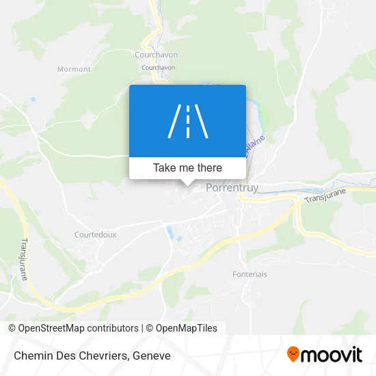 Chemin Des Chevriers map