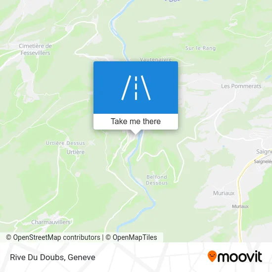 Rive Du Doubs map