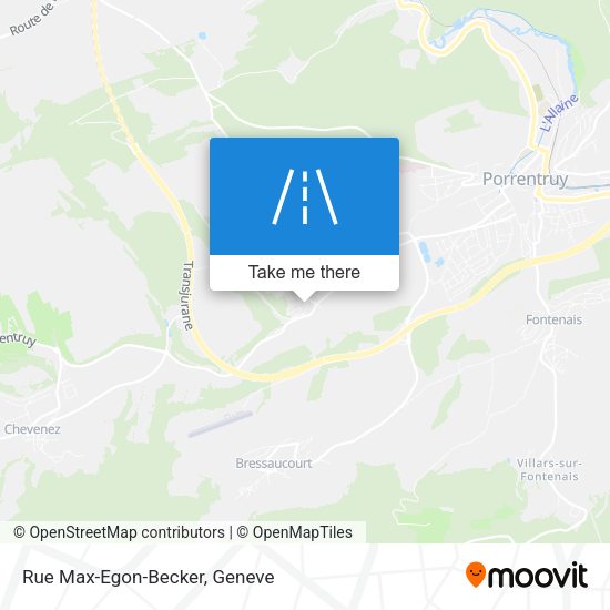 Rue Max-Egon-Becker map