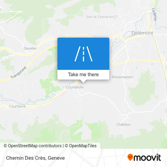 Chemin Des Crès map