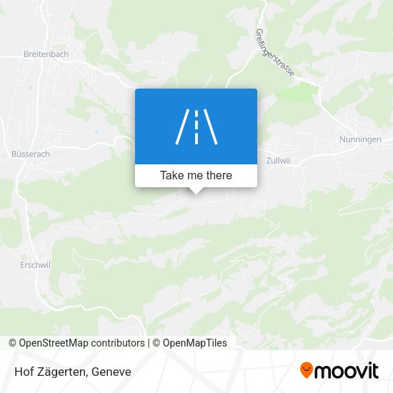 Hof Zägerten map