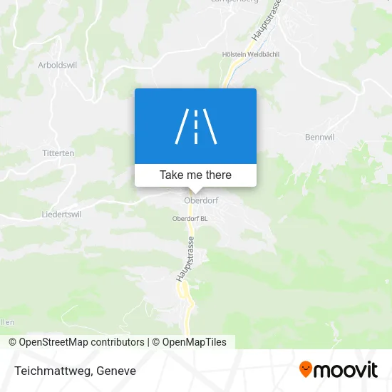 Teichmattweg map