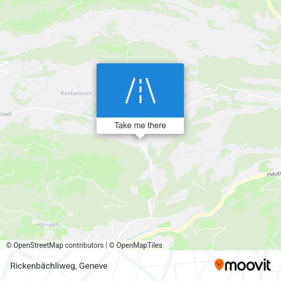 Rickenbächliweg map