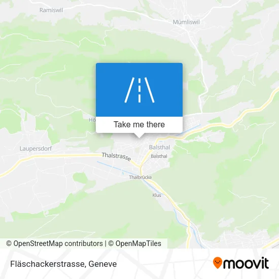 Fläschackerstrasse map