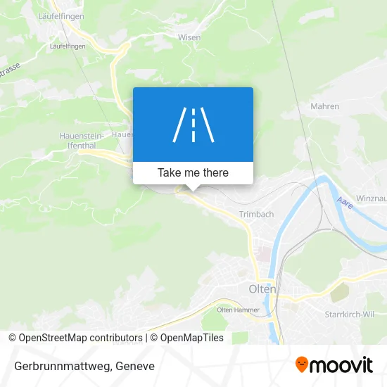 Gerbrunnmattweg map