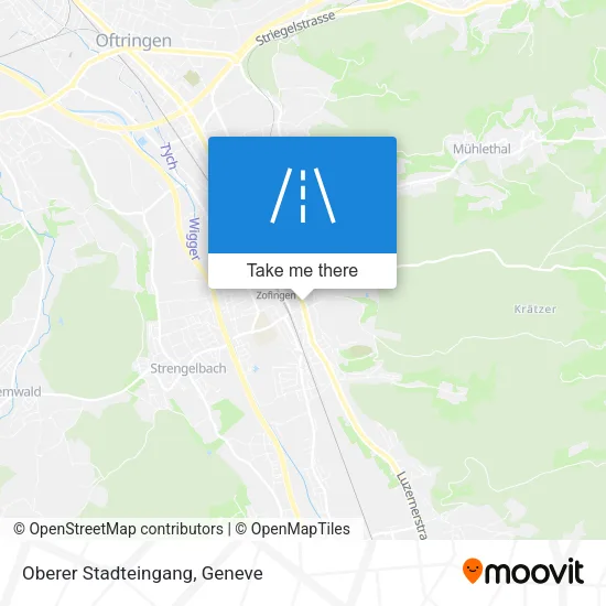 Oberer Stadteingang map