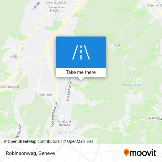 Robinsonweg map