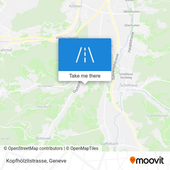 Kopfhölzlistrasse map
