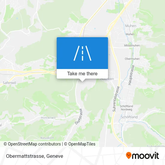 Obermattstrasse map