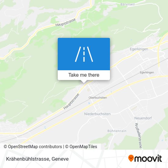 Krähenbühlstrasse map