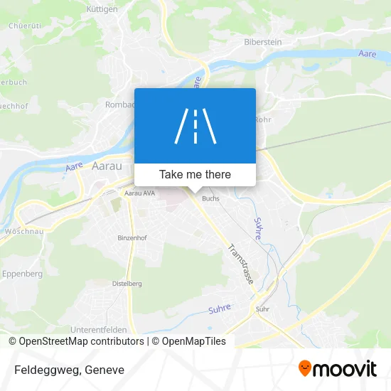 Feldeggweg map