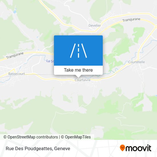 Rue Des Poudgeattes map