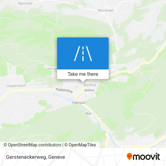 Gerstenackerweg map