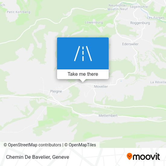 Chemin De Bavelier map
