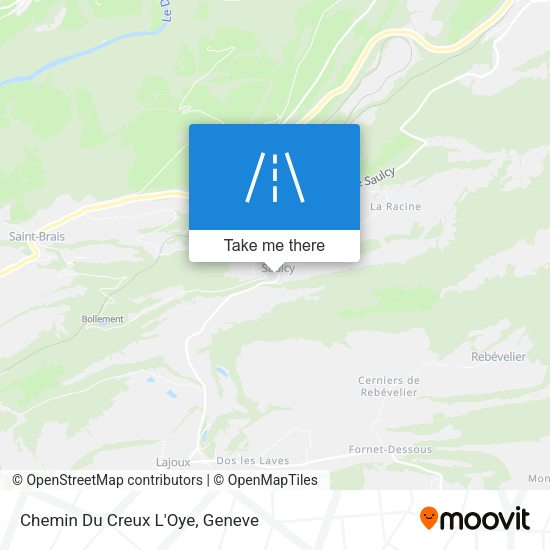 Chemin Du Creux L'Oye map
