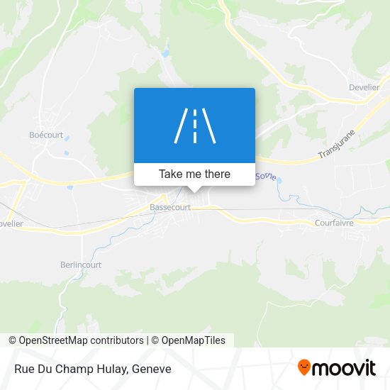 Rue Du Champ Hulay map