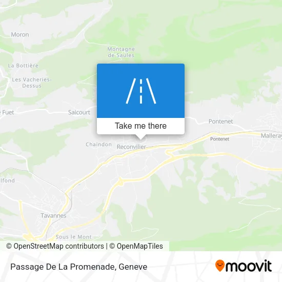 Passage De La Promenade map