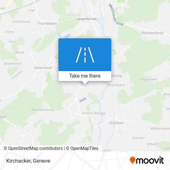 Kirchacker map