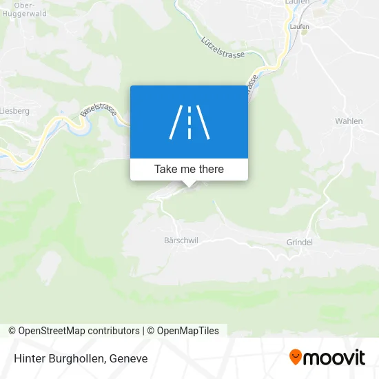 Hinter Burghollen map