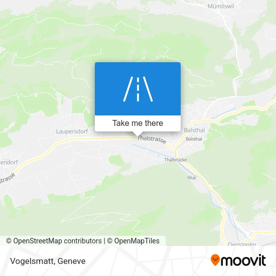 Vogelsmatt map