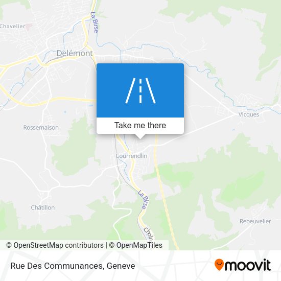 Rue Des Communances map