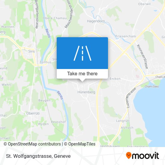 St. Wolfgangstrasse map