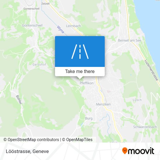 Lööstrasse map