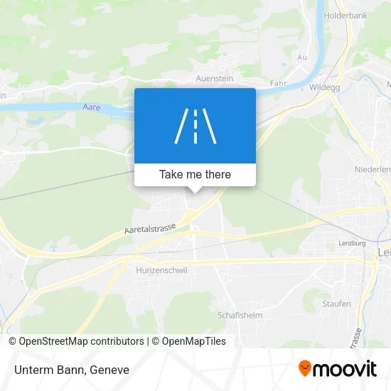 Unterm Bann map