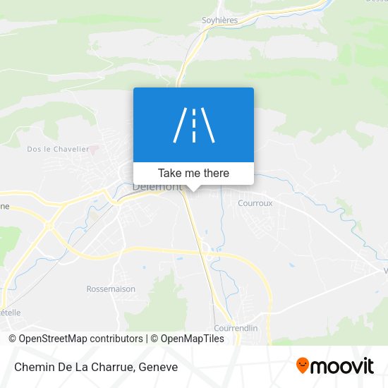 Chemin De La Charrue map