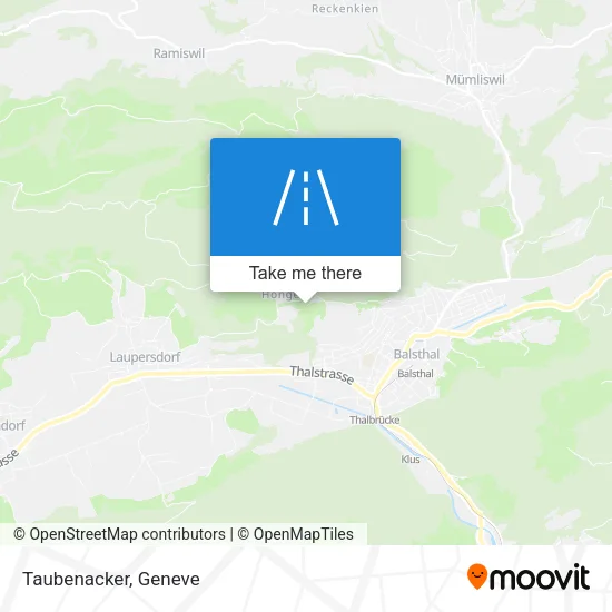 Taubenacker map