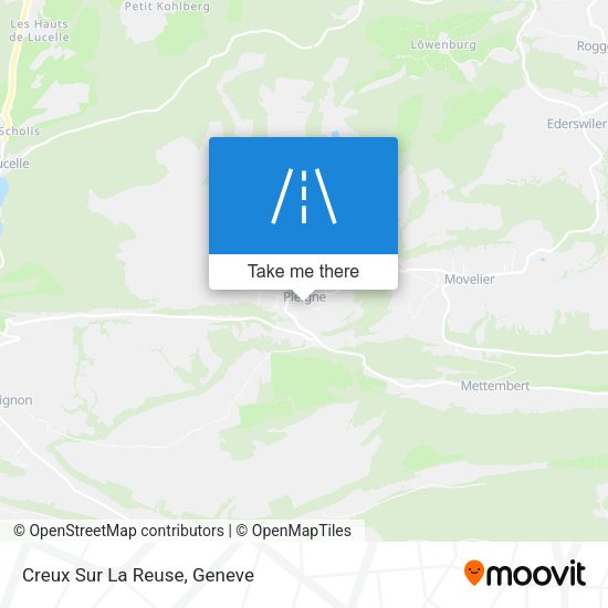 Creux Sur La Reuse map