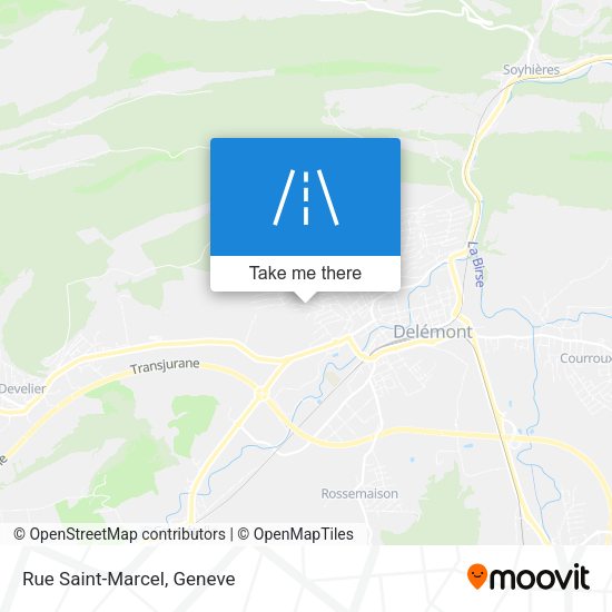 Rue Saint-Marcel map