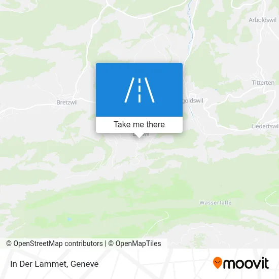 In Der Lammet map