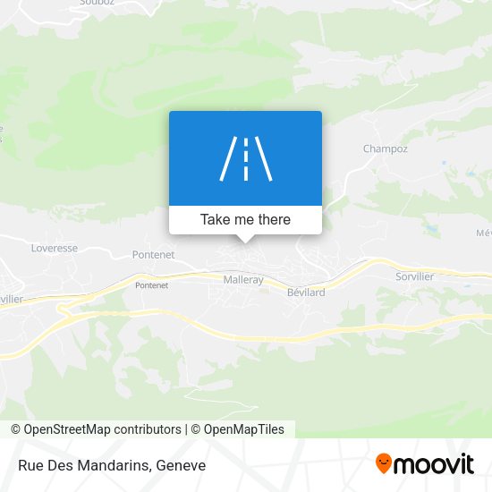Rue Des Mandarins map