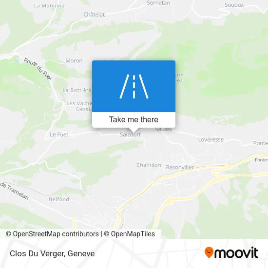 Clos Du Verger map