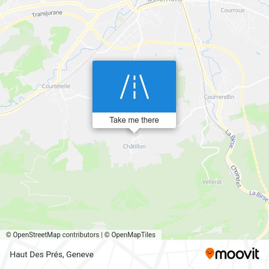 Haut Des Prés map