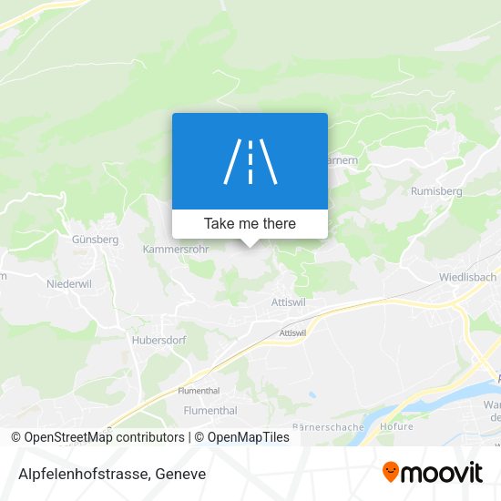 Alpfelenhofstrasse map