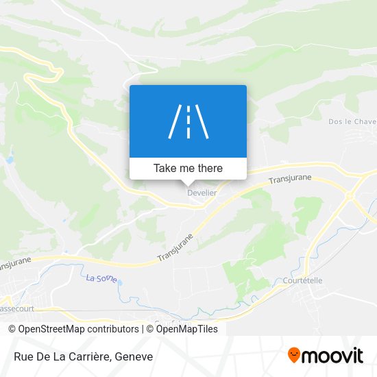 Rue De La Carrière map
