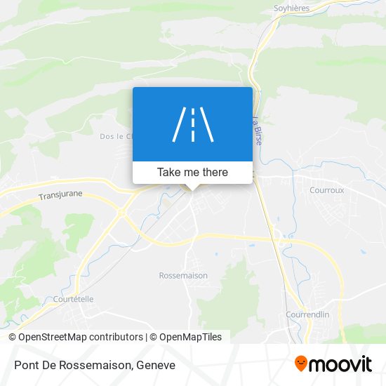 Pont De Rossemaison map