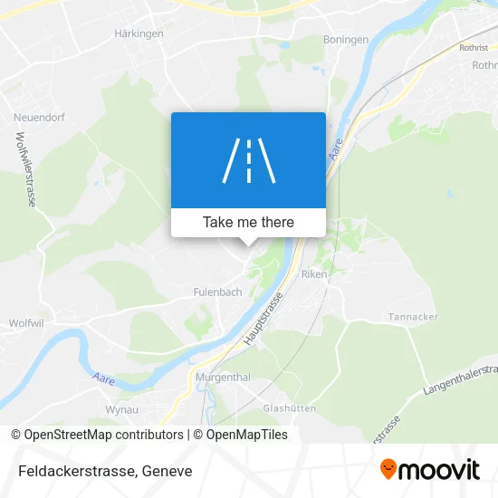 Feldackerstrasse map