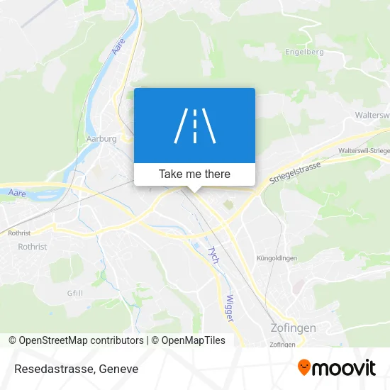 Resedastrasse map