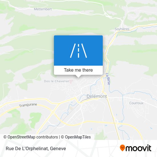 Rue De L'Orphelinat map