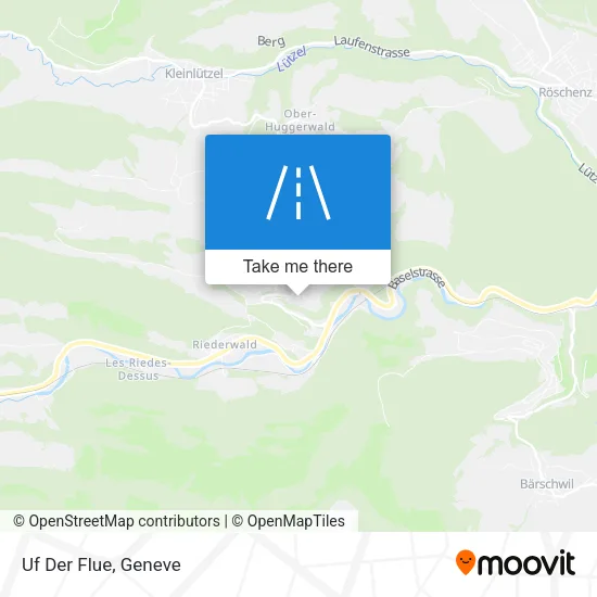 Uf Der Flue map