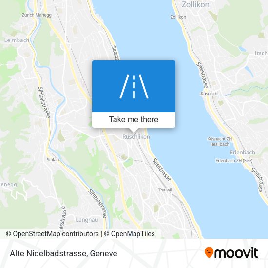 Alte Nidelbadstrasse map