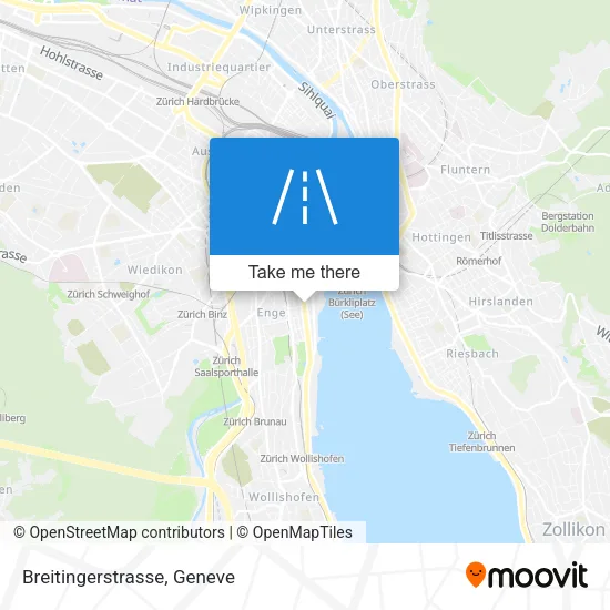 Breitingerstrasse map